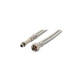 Canarino Batarya Baglantı Su Fleks Hortum Uzun Girişli 10 cm M10X3/8-60CM 1 Adet (10 Cm) - Option-1