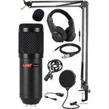 Canarino BM800K Mikrofon Seti (Stand Filtre 7.1 Ses Kartı Kulaklık) - 1 GB - Acı Kahverengi - Option-1