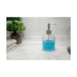 Canarino Cam Sıvı Sabunluk,yazılı Model 300ML Seti 7,6X15,5CM - 0,25 gr