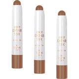 Canarino Chubby Contour Stick No:02 Medium Tan - Kontür Kalemi (3 Paketi) - Siyah
