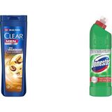 Canarino Clear Men Kepeğe Karşı Etkili Şampuan Saç Dökülmesine Karşı Kahve Çekirdeği Özü 350 Ml(1) Domestos Yoğun Kıvamlı Çamaşır Suyu Maksimum Hijyen Dağ Esintisi, 750 Ml(3) - Option-1