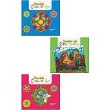 Canarino Çocuklar Için Eğlenceli ve Huzurlu Mandala Boyama Defteri Erkek/kız Çocuközel Seri Kişisel Gelişim Kitabı Öğretici Desenli Kitap Büyük Boy Boyama Kitabı (Şifreli Boyama) - Option-1