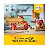Canarino Creator 3’ü 1 Arada Vahşi Dinozor 31379 – 8 Yaş ve Üzeri Çocuklar Için Velociraptor, Stegosaurus Veya Pterosaura Dönüşebilen Yaratıcı Oyuncak Yapım Seti, Eğlenceli Hediye Fikri (283 Parça) - 0 - Siyah