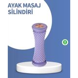 Canarino Derin Doku Ayak Masaj Silindiri Plantar Fasiit Topuk Ağrısı Için