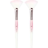 Canarino Devobis Fan Brush - Makyaj Fırçası 2li Paket - Option-1
