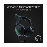 Canarino Ears V2 - Evrensel Fit Clip-On Ears Kulaklıklar Için (Clip-On Ears, Çok Yönlü, Ayarlanabilir Bantlar, 26 G Hafif Premium Silikon) Siyah - -- - Option-1