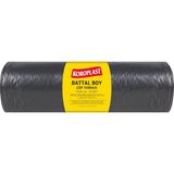 Canarino Endüstriyel Battal Boy Siyah Çöp Torbası 10'lu 72X95 Cm, Sızdırmaz & Yırtılmaz, Çift Katlı, Geri Dönüştürülebilir Çöp Poşeti, Fabrika, Market, Restoran, Bahçe, Otel, Ofis - 000-Siyah - Option-1