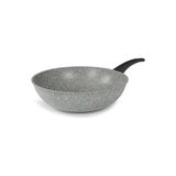 Canarino Flonal Dura Induction Tava, Sağlıklı Pişirme ve Kızartma Için, Yapışmaz ve Son Derece Çizilmeye Karşı Dayanıklı, Indüksiyon, Gaz, Seramik, Italyan Premium Kalite, Wokpfanne 28CM - Option-1 - --