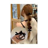 Canarino Kadın Kadife Fiyonk Model Lastikli Toka 2 Adet,kadın Çocuk Mandal Toka, Lastik Toka Seti, Toka Organizer, Toka, Kız Çocuk Toka, Toka - 001-Renkli - 100 x 100 cm