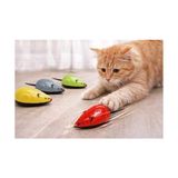 Canarino Kedi Oyuncağı Çek Bırak Fare, Hareketli Kedi Oyuncağı, Kediler Için Avcılık ve Takip Oyunu, Eğlenceli Interaktif Kedi Oyuncağı Renkli - 01-Mavi