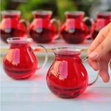 Canarino Keyfi Ala 6'lı Borosilikat Cam Çay Bardağı Seti, 200ML Termisil Kupa, Şık ve Dayanıklı, Çay Vakti Için Ideal (6 Adet) - 0 - Siyah - Option-1