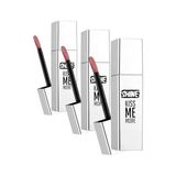 Canarino Kiss Me More Uzun Süre Kalıcı & Parlak Bitişli Likit Ruj 005 Bare Beauty (3 Paketi) - Option-1