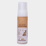Canarino Kuru Köpük Şampuan ve Nemlendirici, Durulamasız, Kolay Tarama, Kedi ve Köpek, Organik Içerikli, 200 ml - Option-1