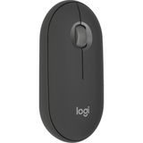 Canarino M350S Pebble Mouse 2 Ince Bluetooth Kablosuz Mouse, Taşınabilir, Hafif, Özelleştirilebilir Tuş, Sessiz Tıklama, Windows, Macos, Ipados,, Chrome Işletim Sistemleri, Easy-Switch, Siyah
