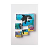 Canarino Manyetik Blok Çift Taraflı 9 Parçalı Mıknatıslı Penguen - Köpek Balığı Puzzle - 2 Görsel Yapboz - 1 TB - 1 GB