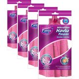 Canarino Mikrofiber Havlu Paspas (4 Paketi) - 001-Renkli