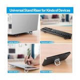 Canarino Mini Dizüstü Bilgisayar Standı, Taşınabilir Dizüstü Bilgisayar Standı, Havalandırmalı Soğutmalı Katlanabilir ve Hafif Ergonomik Yükseltici, Şık Bilgisayar Dizüstü Bilgisayar Tutucu Klavyelere