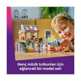 Canarino Müzik Mağazası ve Daire 42653-7 Yaş ve Üzeri Çocuklar Için 3 Mini Bebek Içeren Yaratıcı Oyuncak Yapım Seti, Doğum Günü Hediyesi, Özel Gün Hediye Fikri (483 Parça) - 0 - Siyah