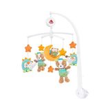 Canarino Müzik Mobil Orman - Orman Hayvanları ile Bebek Uyku Yardımı - Bebek Mobil Müzik Kutusu Melodi - 0-5 Ay Arası Bebekler Için Müzik Mobil Bebek Yatağı Oyuncak - Option-1 - Ahşap