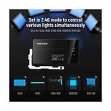 Canarino Neewer Rgb Video Işığı, SL90 12W 4300MAH Pil 360° Tam Renk 18 Işık Sahnesi, 2500-1000K CRI97+ Kamera Işık Plakasında, Alüminyum Alaşım Gövde, Youtube/vlog/fotoğraf Için Uygulama ve 2,4g Kontrol - Ahşap