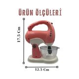 Canarino Oyuncak Çırpıcıları Hareketli Ayrılabilir El Mikseri Çırpma Kaseli Pilli Mutfak Oyuncak Set Mavi - Pembe Kız Erkek Oyuncakları Aşçılık Mutfak Eğitimi (Pembe) - Ahşap