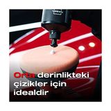 Canarino Özel Hava Kanallı Polisaj Pedi TURUNCU-150 Mm-Orta Sert Polisaj Pasta Cila Süngeri, Detailing, Oto Uygulama Süngeri, Aplikatör Süngeri, Zımpara ve Parlatma Polisaj Yastığı - 100 cm