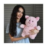 Canarino Özgüner Oyuncak Puk Serisi,pelüş Domuz,pelüş Domuzcuk,domuz Ayıcık,pelüş Hayvanlar,dolgulu Pelüş Domuz,pelüş Domuz Ayıcık - 01-Mavi