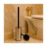Canarino Paslanmaz Çelik Tuvalet Fırçası – Kapaklı, Hijyenik ve Dayanıklı Metal Wc Fırçası Seti, Şık Banyo Aksesuarı - Option-1