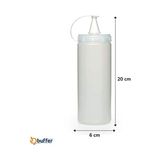 Canarino -Şeffaf Kapaklı Sızdırmaz Yağlık Sosluk Şişesi Plastik Yağdanlık 400 Ml. AP-9028 - Option-1