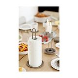 Canarino Singles Kağıt Havlu Tutucu, Ayakta, Metal Kağıt Tutucu, Çap 14,5 Cm, Yükseklik 32 Cm, Boz Kahverengi - Ahşap