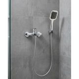 Canarino Siyah Duş Seti El Duşu Başlığı Spiral Hortum Dayanıklı Banyo Duş Aksesuarı