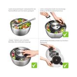 Canarino Speedwing Salata Kurutucu, Paslanmaz Çelik - 000-Siyah - Option-1