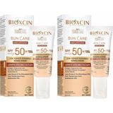 Canarino Sun Care Lekeye Eğilimli Ciltler Için Çok Yüksek Korumalı Renkli Güneş Kremi 50 Spf - Leke Tinted 50 ml (2 Paketi) - Option-1