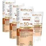 Canarino Sun Care Lekeye Eğilimli Ciltler Için Çok Yüksek Korumalı Renkli Güneş Kremi 50 Spf - Leke Tinted 50 ml (3 Paketi) - Option-1