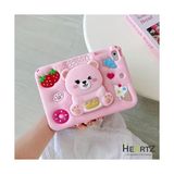 Canarino Sweet Astronot Tablet Kılıfı Standlı Askılı Kalın Silikon Yapı Yüksek Koruma Stand Olması ile Kullanım Kolaylığı Güvenlik Şıklık ve Kullanışlılık Burada (Sweet Pembe, ipad 11NESIL A16) - Option-1 - Altın