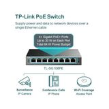 Canarino TL-SG108PE, 8 Port Gigabit / 4 Port Poe Smart Switch - Option-1 - Beyaz