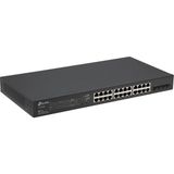 Canarino TL-SG2428P, Jetstream 28-Port Gigabit Smart Switch With 24-Port Poe+ - Option-1 - Beyaz