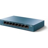 Canarino Tp-Lınk LS108G, Green Tech, 8 Port Gigabit, Yönetilemez, Metal Kasa, Masaüstü Switch