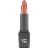 Canarino Uzun Süre Kalıcı Yoğun Renk Veren Nemlendirici Parlak Ruj - Glossy Lipstick 304 Nude Apricot - Option-1