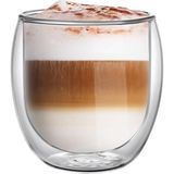 Canarino Vetro Borosilikat Çift Camlı Bardağı 400ML (2AD) - 0 - Siyah - Option-1