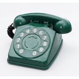 Canarino Vintage Home Retro Çevirmeli Klasik Antika Görünümlü Numaratik Telefon Dekor Yeşil