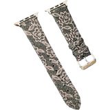 Canarino Watch 42MM Creeper Desenli Kordon - Kahverengi