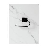 Canarino Yapışkanlı Tuvalet Kağıtlığı, Modern Siyah Mat, Metal, 15X15 cm - 000-Siyah