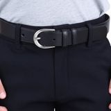Canaris Çocuk Kemeri Deri Siyah 3 cm Kot ve Kumaş Pantolon Kemeri - 95 cm