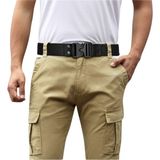 Canaris Palaska Bez Taktikal Kemer Plastik Tokalı Ayarlanabilir Siyah – 4 cm En Polis Güvenlik Outdoor - 130 cm