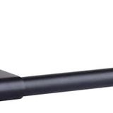 Canarm LYLA MBK Modern Doku Tutucu - Mat Siyah Alüminyum Tuvalet Kağıdı Tutacağı, 16,5 cm G x 5,4 cm Y, Çağdaş Banyolar için Şık Duvara Monte Tasarım