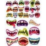 Canavar Ağzı Sticker Set 26 Parça Telefon, Tablet, Defter, Laptop Sticker