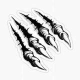 Canavar Pençe Araba Oto Sticker Yapıştırma 19 Cm Aa