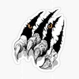 Canavar Pençe Araba Oto Sticker Yapıştırma 19 Cm As