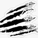 Canavar Pençe Araba Oto Sticker Yapıştırma 19 Cm Rr